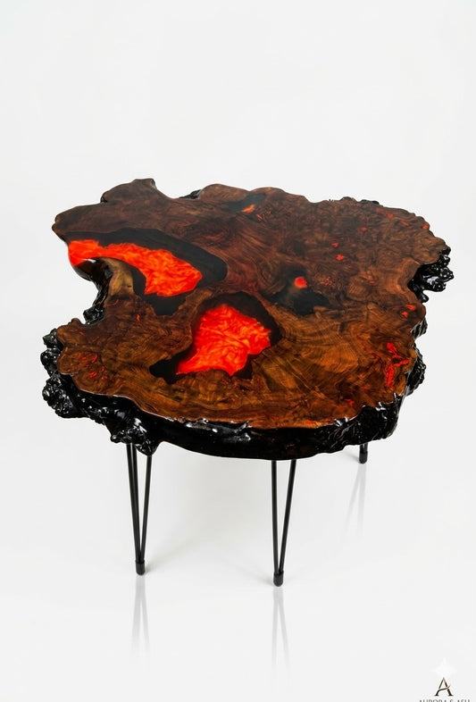 Walnut Volcano Table