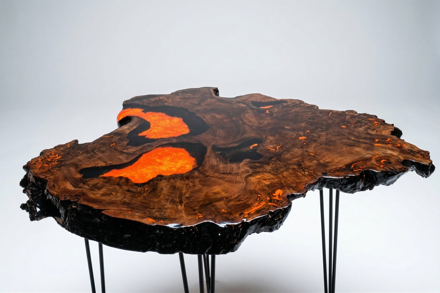Walnut Volcano Table