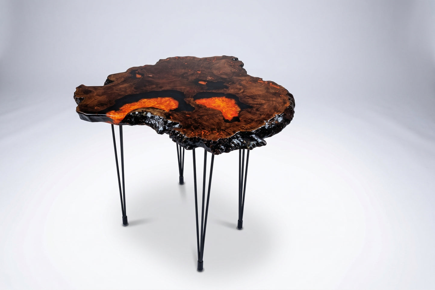 Walnut Volcano Table