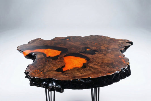 Walnut Volcano Table