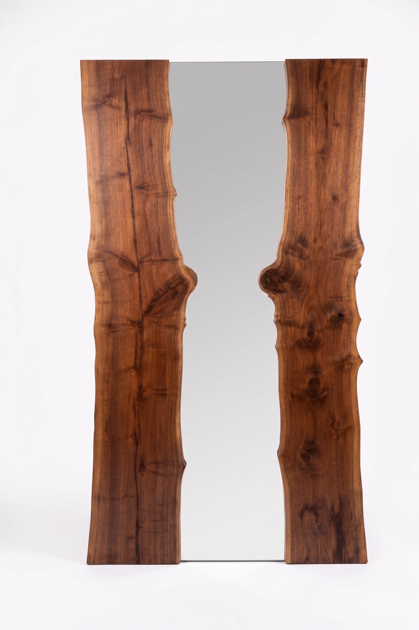 Bookmatched Walnut Live Edge Mirror